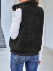 Vintage Plain Imitation Cashmere Sweater coat