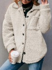 Fleece Cashmere Long Sleeve Trench Women Winter Coats Jacket