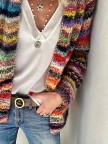 Colorful Stripes Daily Cardigan