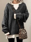 Casual V Neck Sweater