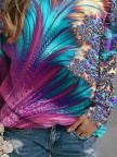 Plus size Hippie Printed Tshirt