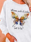 Butterfly Sweatshirts